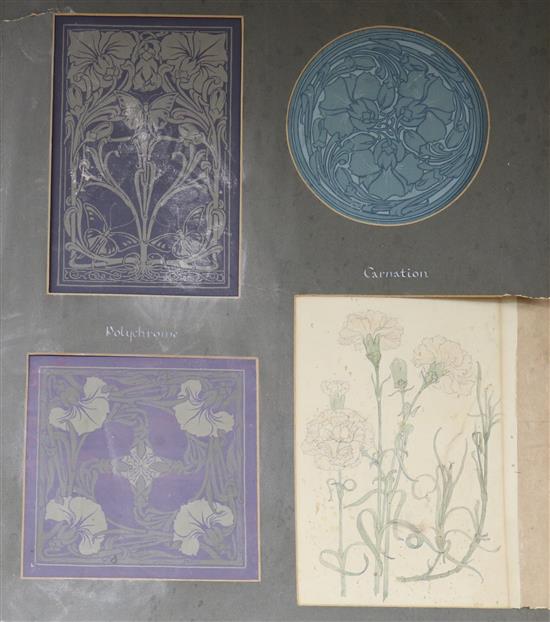 Artwork from V & A, Student Certificate 1870s, stamped